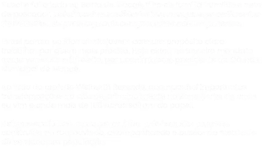 Nascido e criado na Barra de Macaé, neto de pescador. Conheço de perto a realidade das ruas e aprendi o valor da presença e do compromisso com as pessoas.
