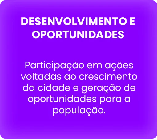 Desenvolvimento e oportunidades