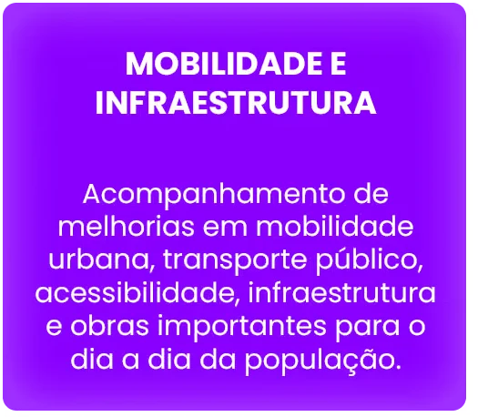 Mobilidade e infraestrutura