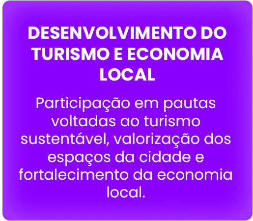 Desenvolvimento do turismo e economia local
